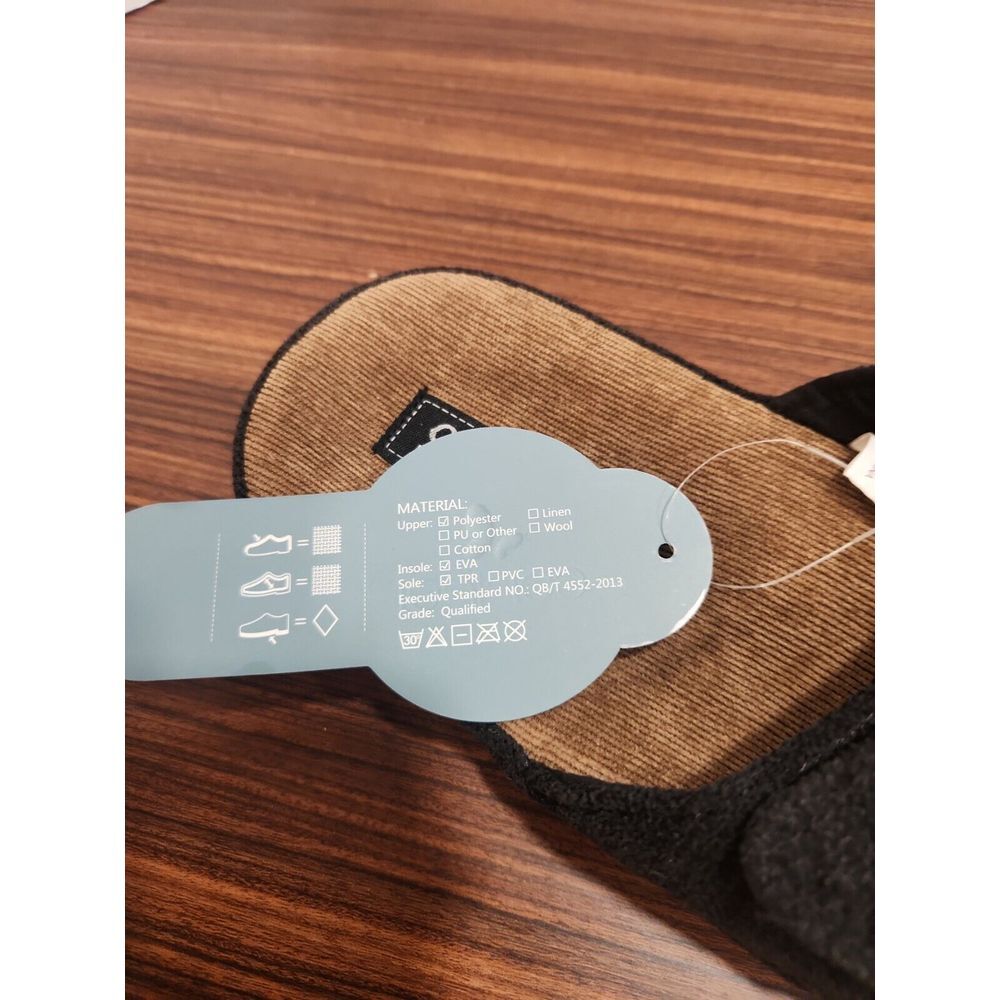 CORIFEI Men's Adjustable Wrap House Slide Slippers with‎ Arch Support, Slip-on - Picture 3 of 6